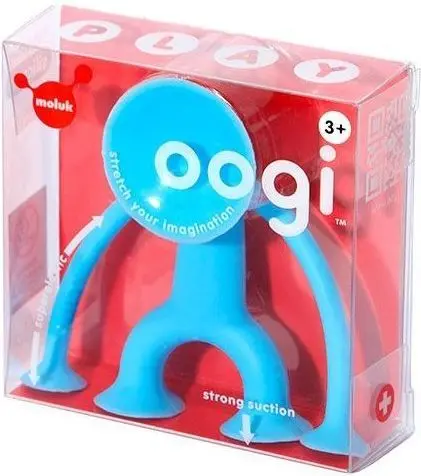 Dětský přísavkový panáček Moluk - OOGI modrý uni