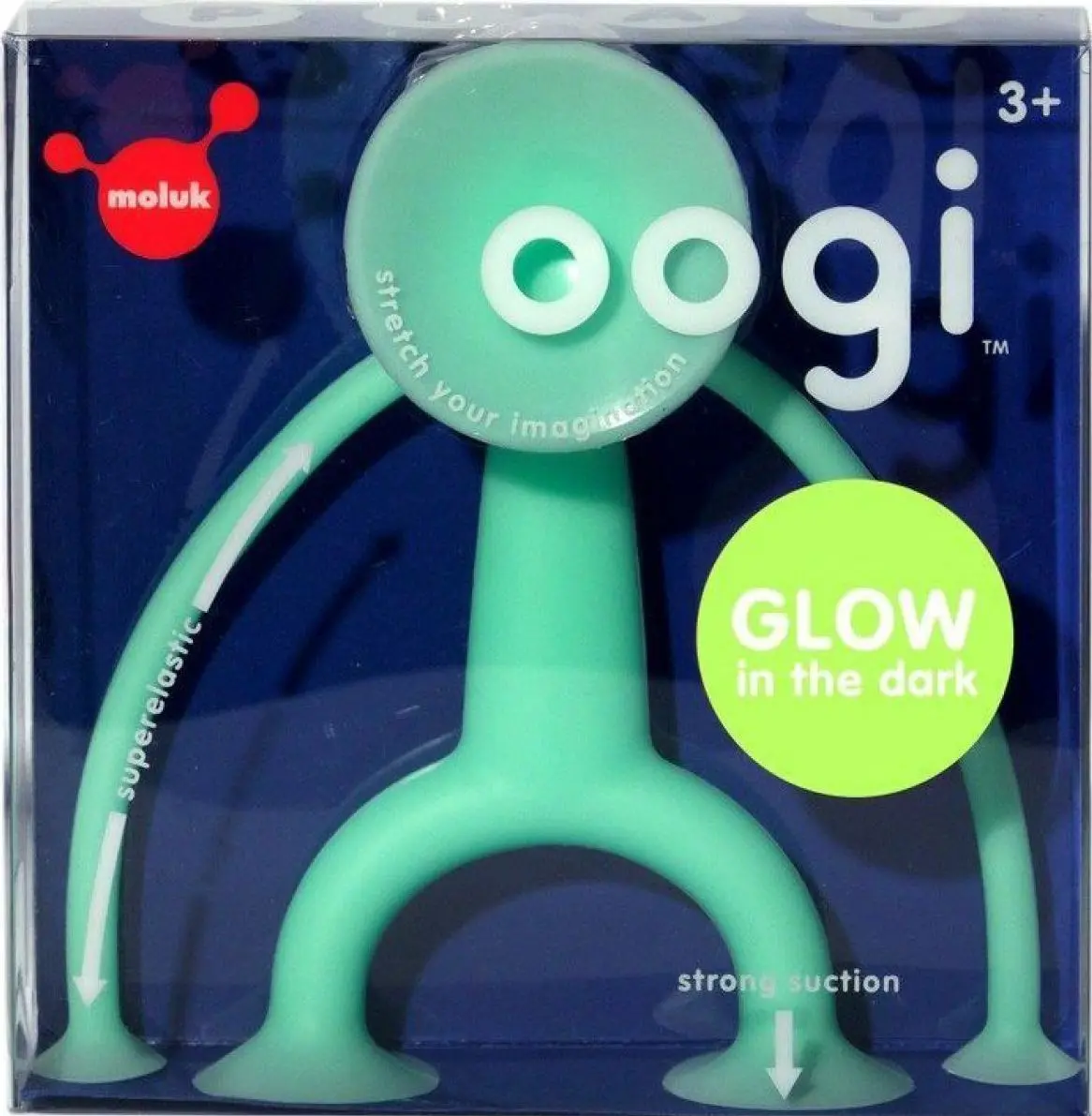 Dětský přísavkový panáček Moluk - OOGI Glow uni