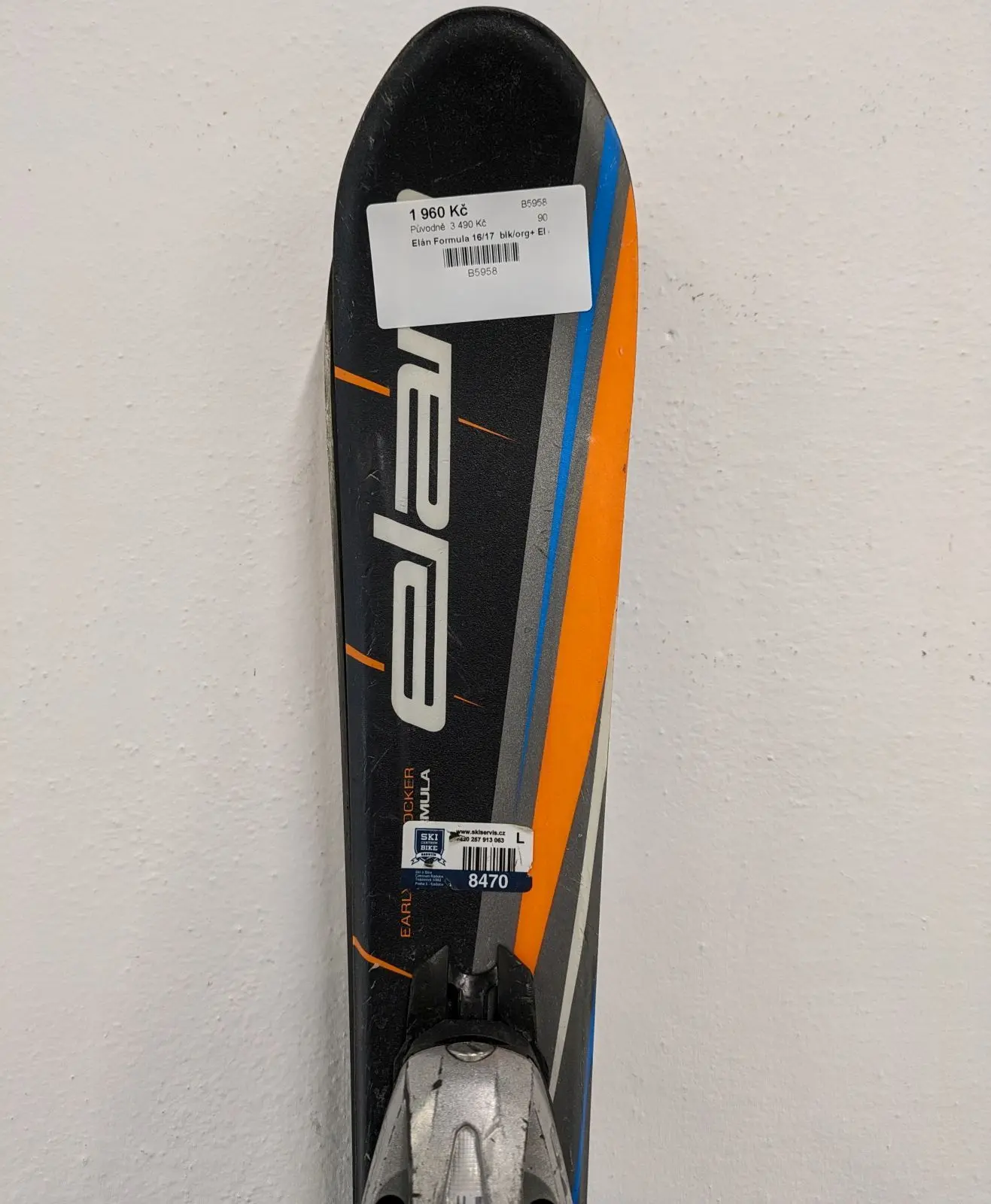 Bazar - Dětské sjezdové lyže Elan - Formula blk/orange 90 cm 90