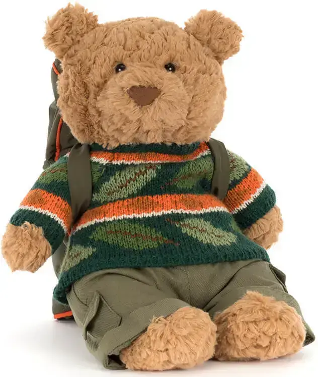Plyšová hračka Jellycat - medvídek Bartholomew Bear turista uni