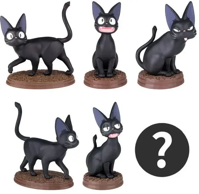 Blind box sběratelská figurka Maison Ghibli - kocourek Jiji z filmu Doručovací služba čarodějky Kiki uni