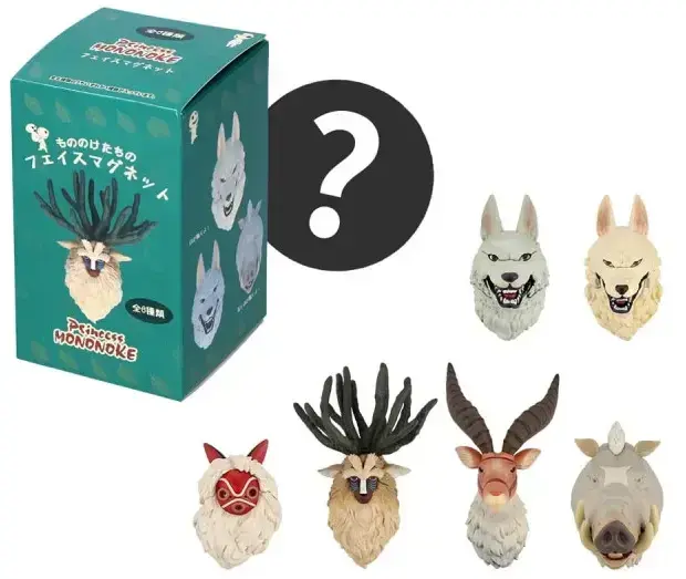 Blind box Maison Ghibli - 3D magnet na motivy z filmu Princezna Mononoke