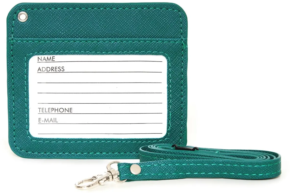 Pouzdro na karty Legami Badge Holder - Petrol Blue