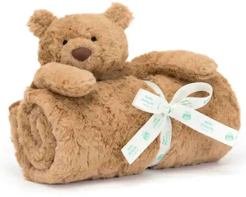 Mazlivá dečka Jellycat - Bartholomew Bear Blankie uni