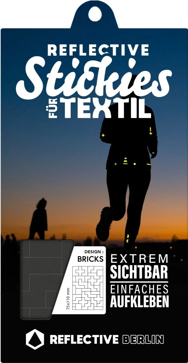 Reflexní nálepky Reflective Berlin Bricks-purple