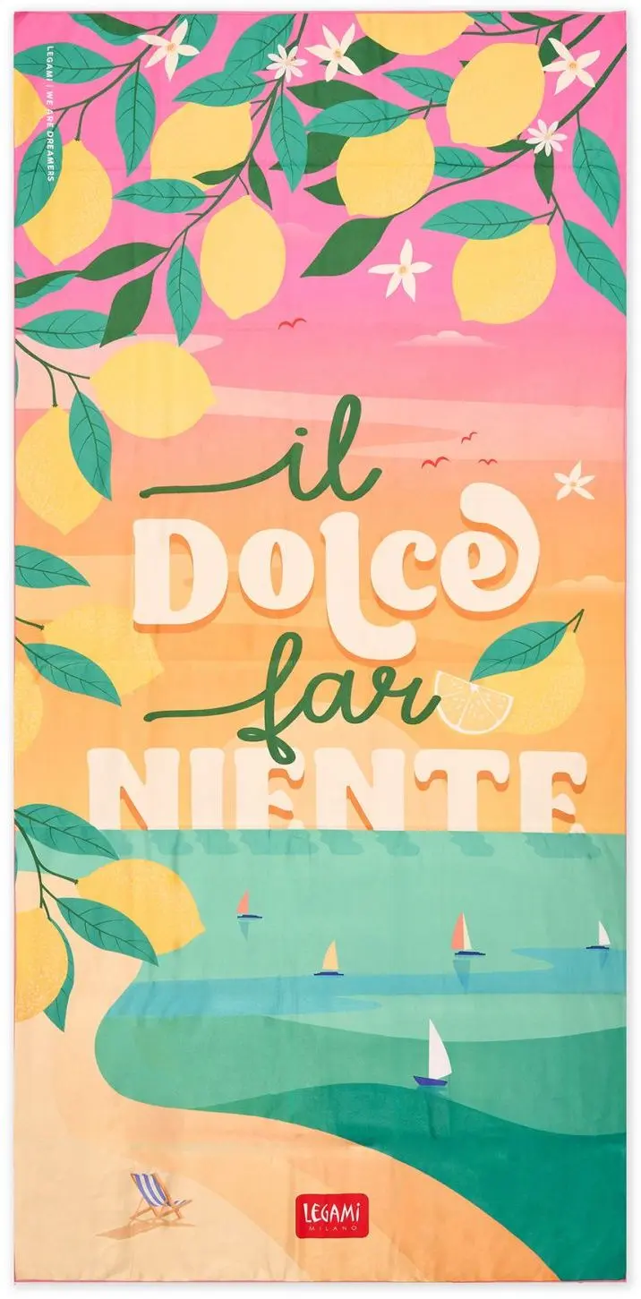 Plážová osuška Legami Beach Towel - Dolce Far Niente