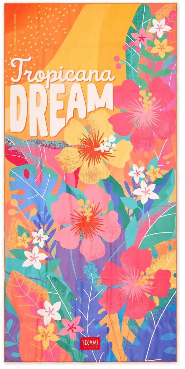 Plážová osuška Legami Beach Towel - Tropicana Dream