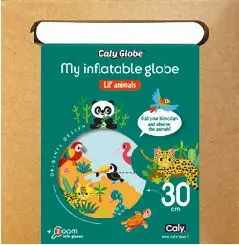 Nafukovací globus Caly My inflatable globe - Lil' animals, globe 30 cm uni