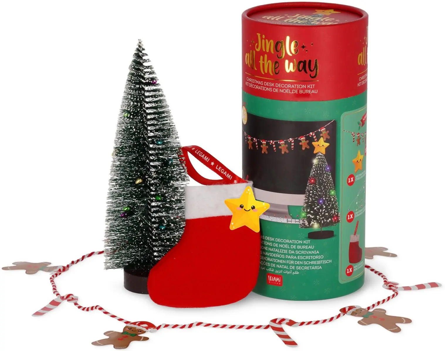Set na stolní dekorace Legami Jingle All The Way - Christmas Desk Decoration Kit uni