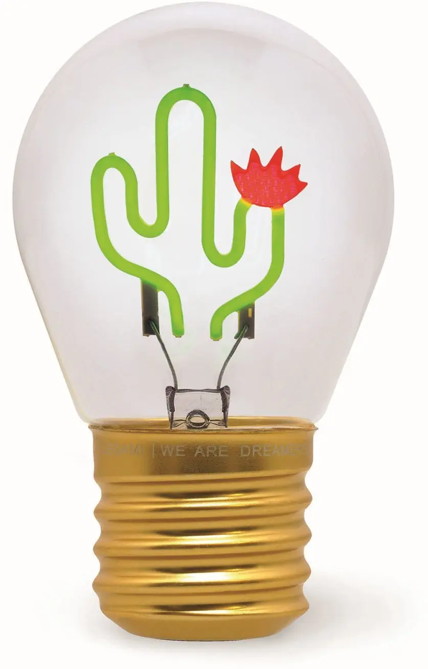 Dekorační světlo Legami Bulb Fiction - Cactus uni