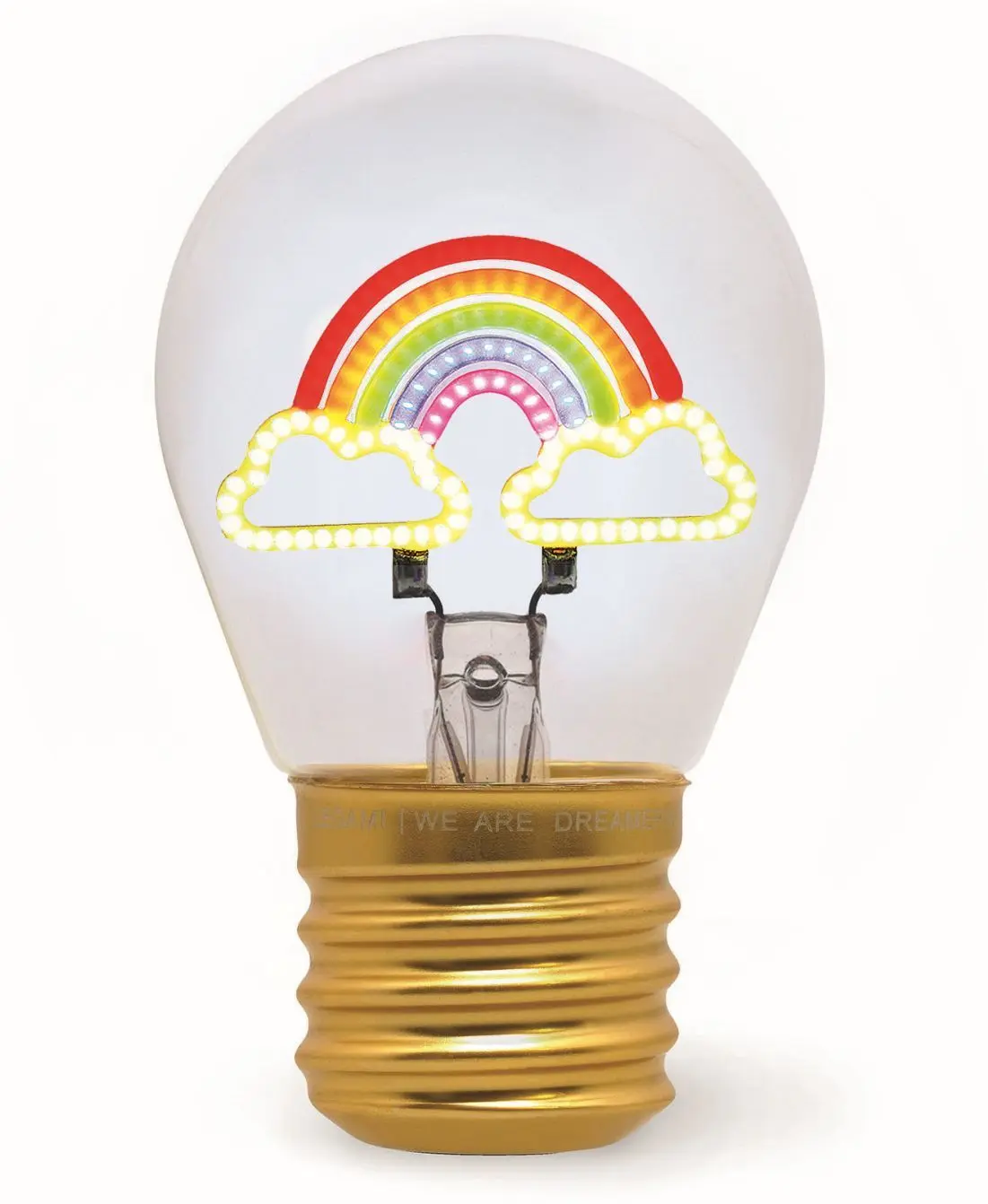 Dekorační světlo Legami Bulb Fiction - Rainbow uni