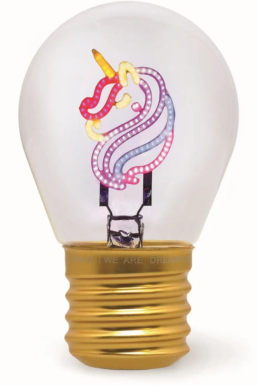 Dekorační světlo Legami Bulb Fiction - Unicorn uni