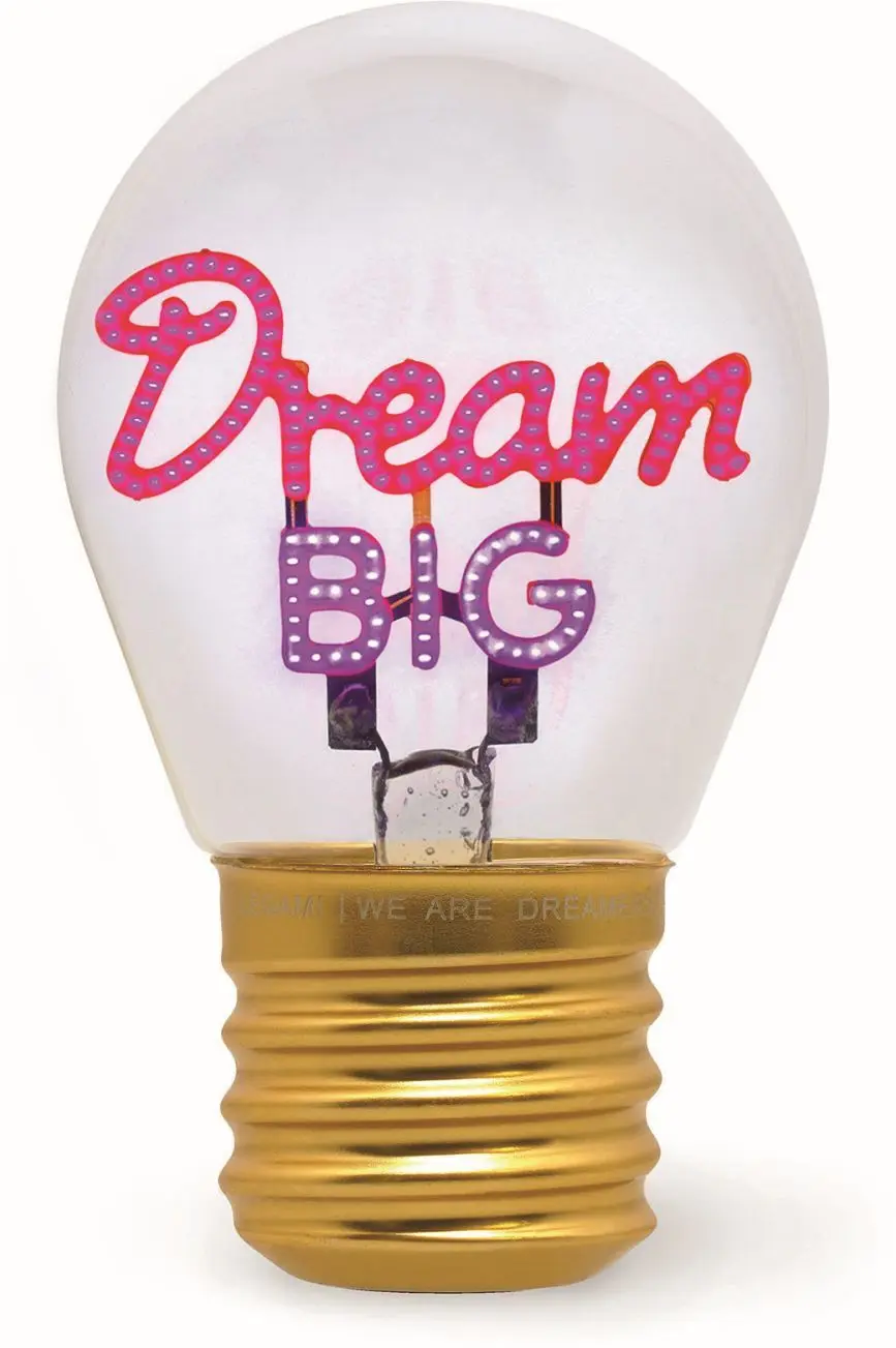 Dekorační světlo Legami Bulb Fiction - Dream Big uni