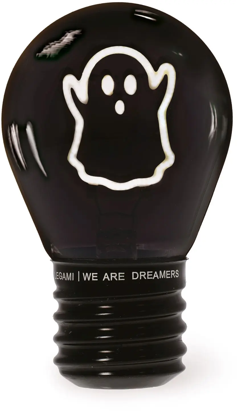 Dekorační světlo Legami Lightbulb-Shaped Table Lamp - Bulb Fiction - Ghost uni