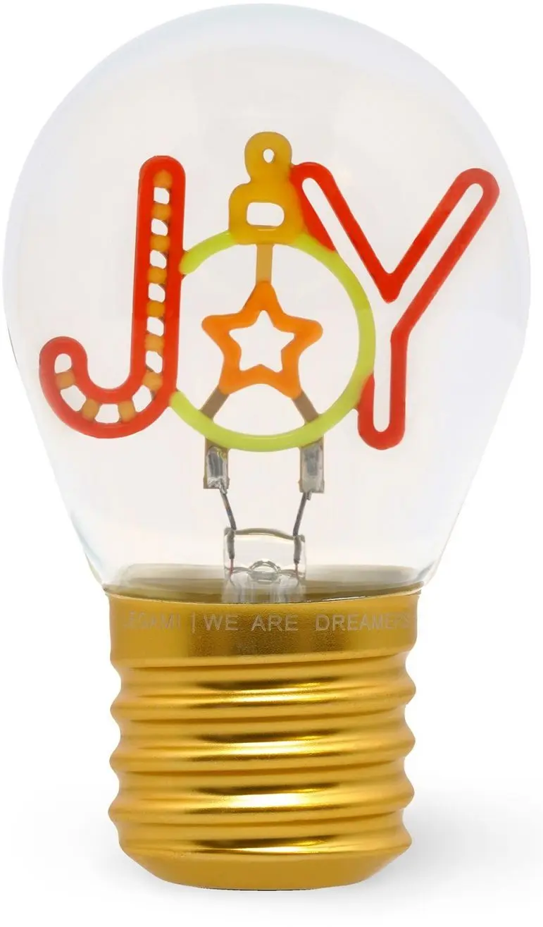 Dekorační světlo Legami Lightbulb-Shaped Table Lamp - Bulb Fiction - Joy uni