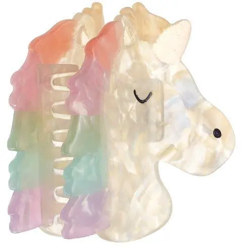 Klipsa do vlasů Rockahula Kids - Rainbow Unicorn uni