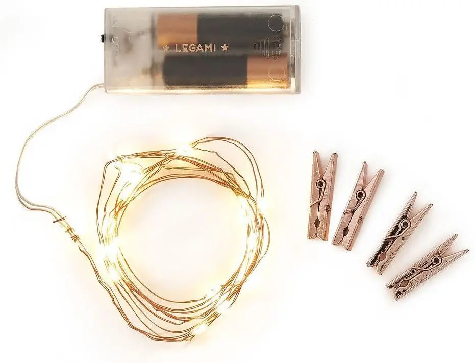 Dekorativní světýlka Legami String Lights With Photo Holder Clips - String Of Lights With Photo Holder Clips uni