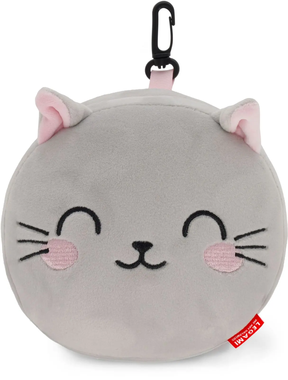 Cestovní polštářek s maskou na spaní Legami Travel Pillow With Sleep Mask - My Travel Buddy - Kitty uni