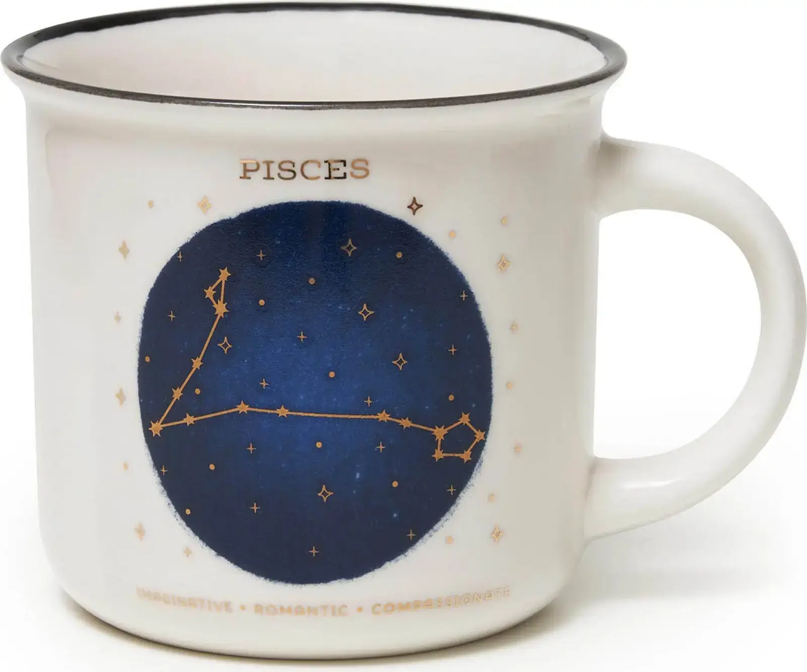 Porcelánový hrneček Legami Count Your Lucky Stars Porcelain Mug - Pisces uni