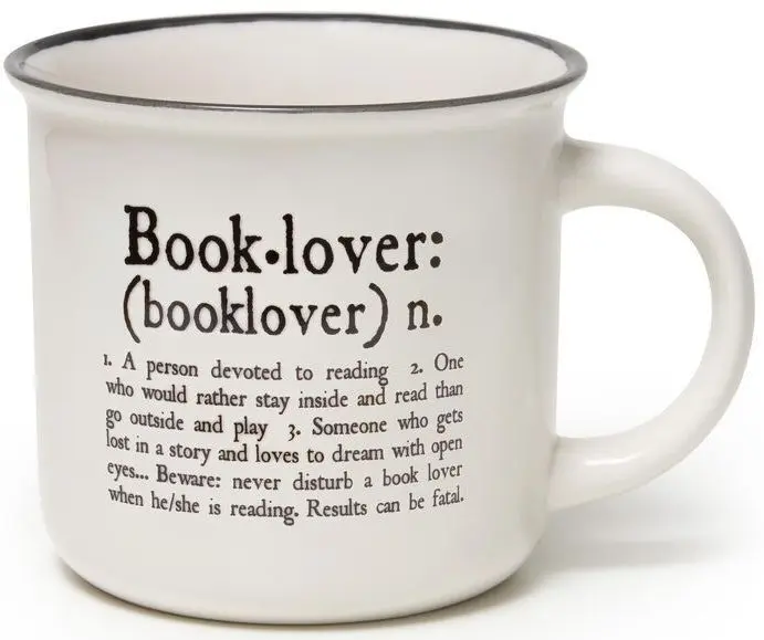 Hrneček Legami New Bone China Porcelain Mug - Cup-Puccino - Book Lover uni