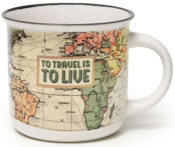Hrneček Legami New Bone China Porcelain Mug - Cup-Puccino - Travel uni