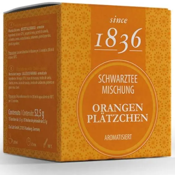 Černý čaj Blend Dethlefsen & Balk - Orange Cookies uni