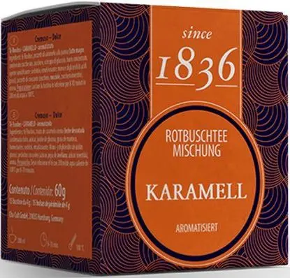 Čajová směs Rooibos Dethlefsen & Balk - Karamel 15x4 g uni