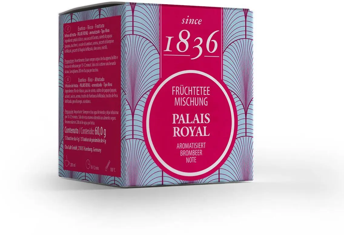 Ovocný čaj Dethlefsen & Balk - Palais Royal (Ostružina), 15x4 g uni