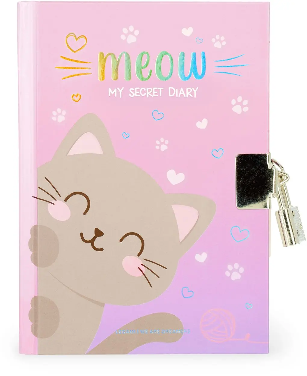 Deník na zámek Legami Secret Diary With Padlock - My Secret Diary - Kitty uni