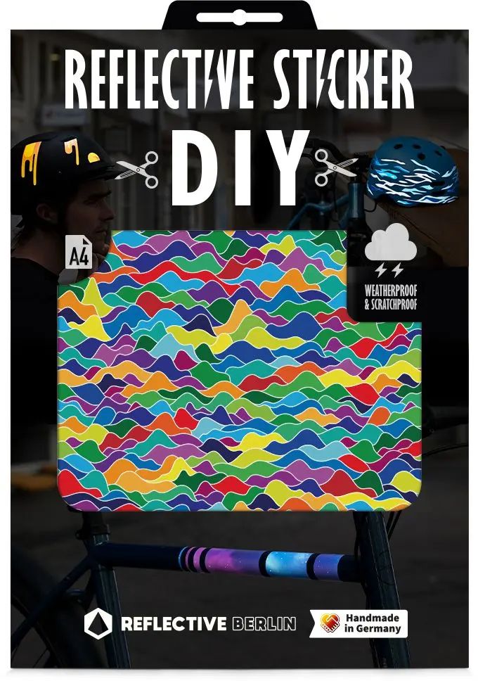 Reflexní DIY nálepky Reflective Berlin Flow - pop