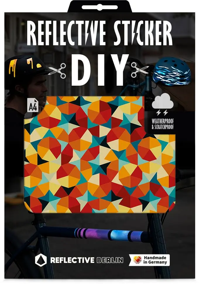 Reflexní DIY nálepky Reflective Berlin Kites & Darts - autumn uni