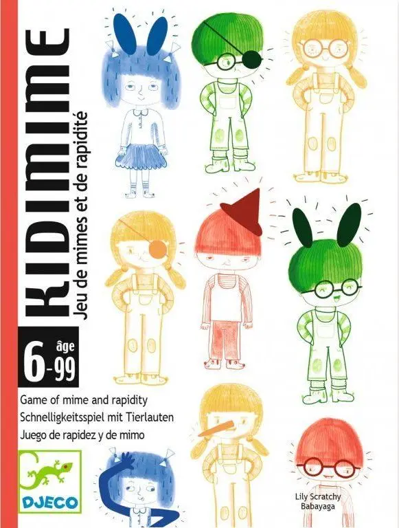 Hrací karty Djeco - Kidimime uni