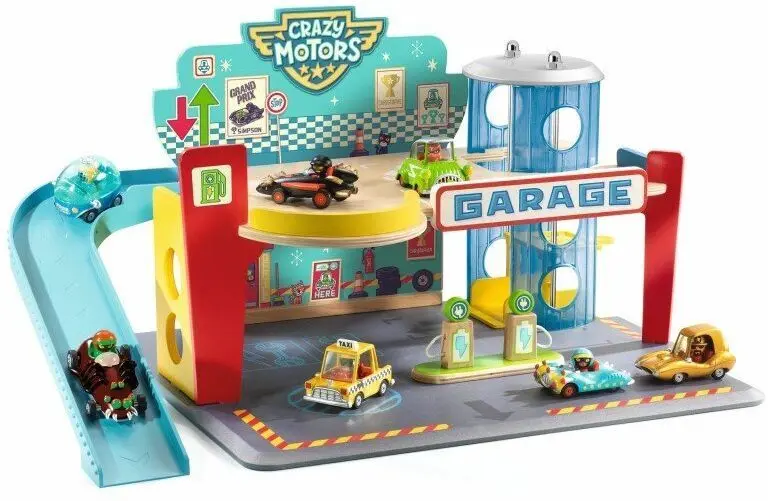 Garáž pro autíčka Djeco Crazy Motors