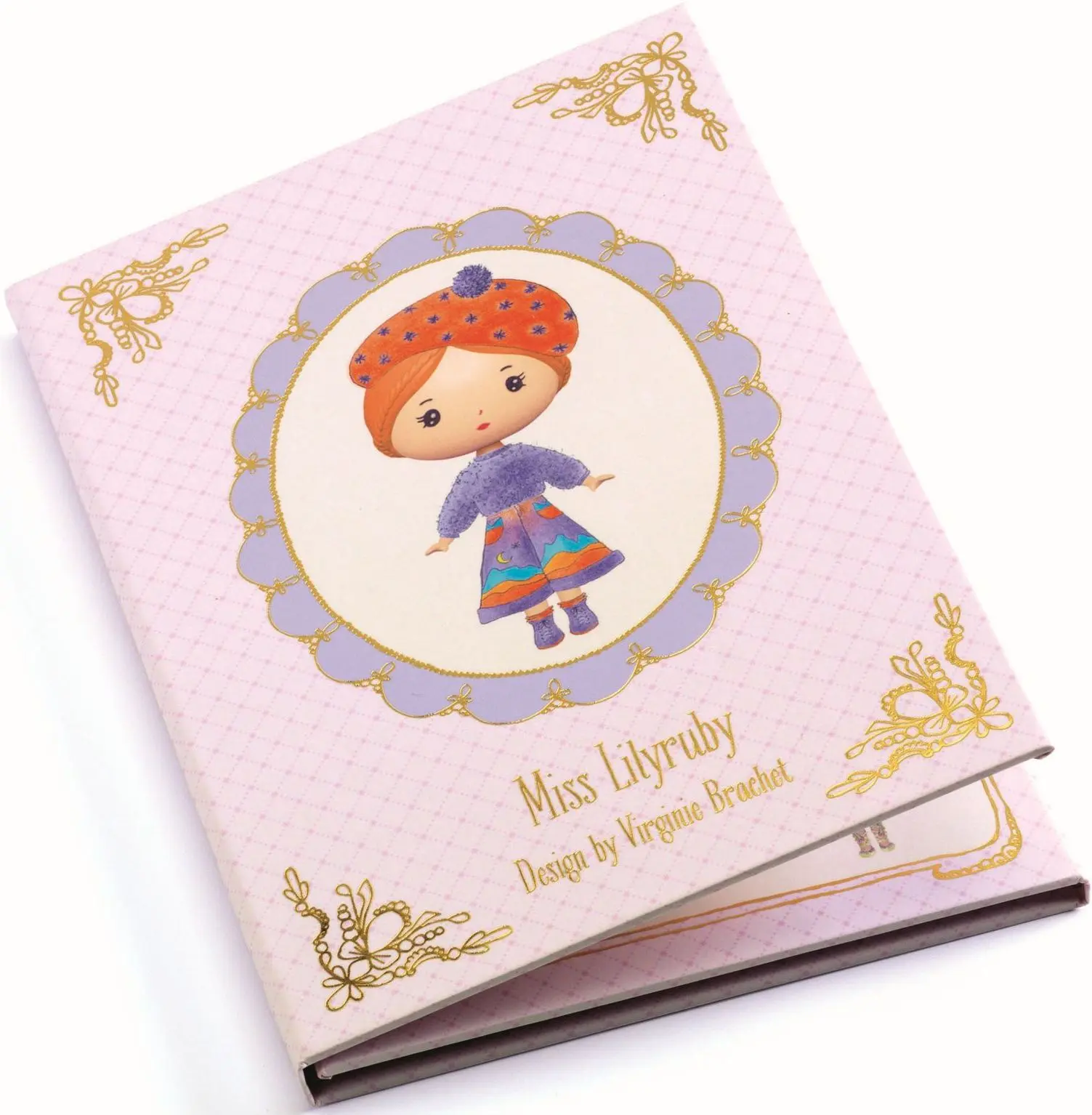 Sada snímatelných samolepek Djeco Tinyly - Miss Lilyruby