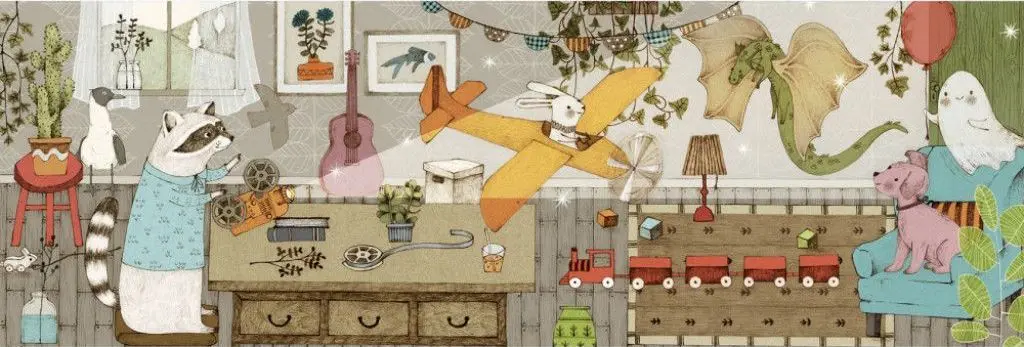 Dětské puzzle Djeco Gallery - Kinematograf uni