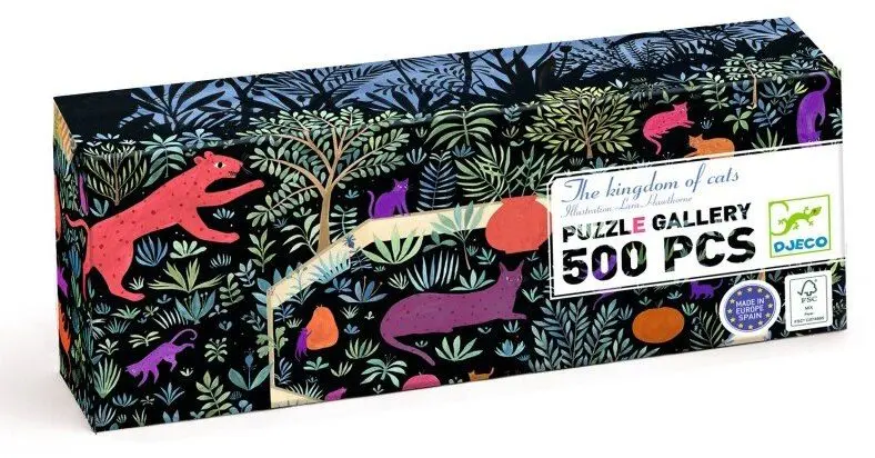 DJECO Puzzle Království koček - 500 pcs