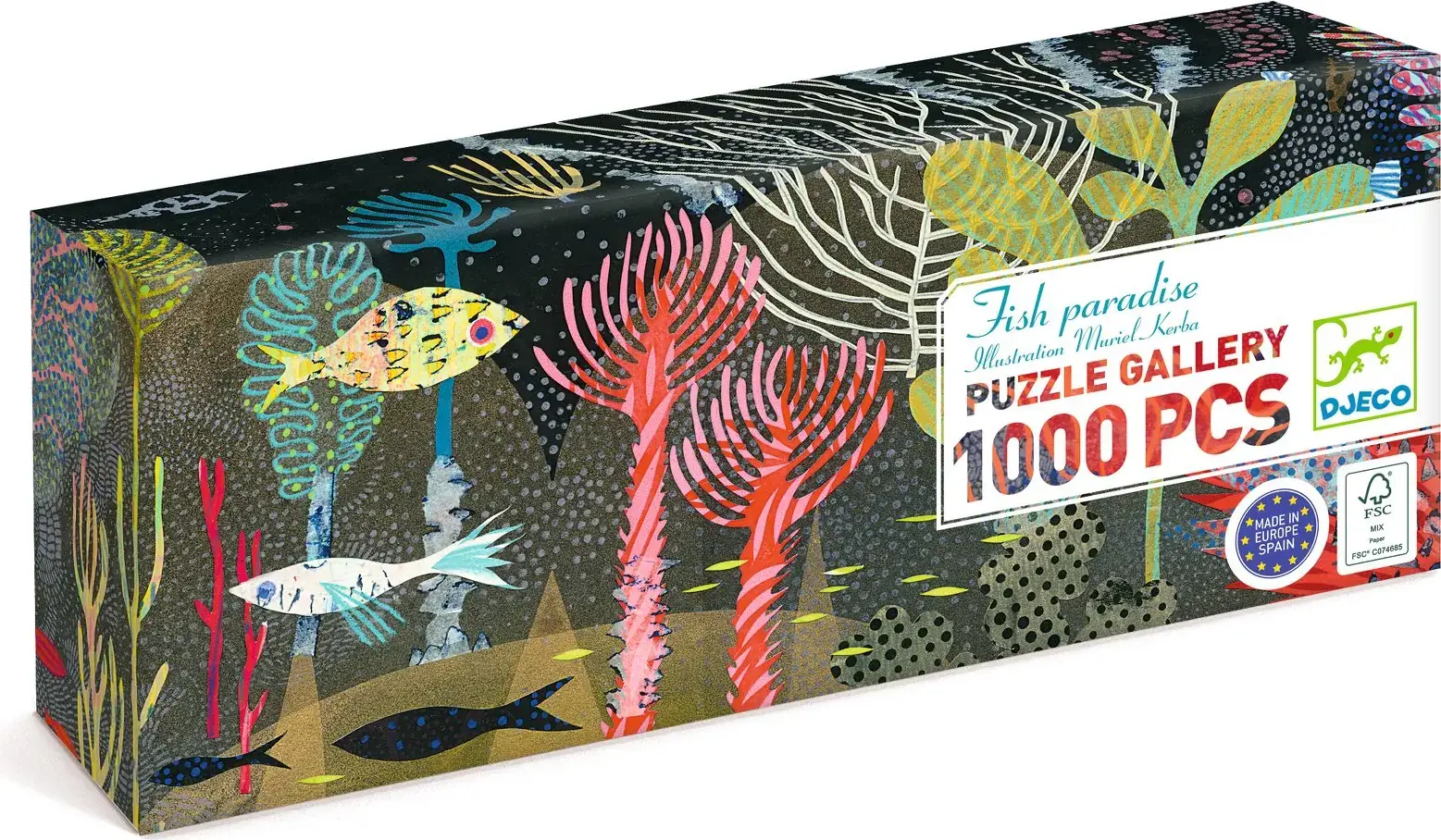 Puzzle Djeco Rybí ráj - 1000 pcs