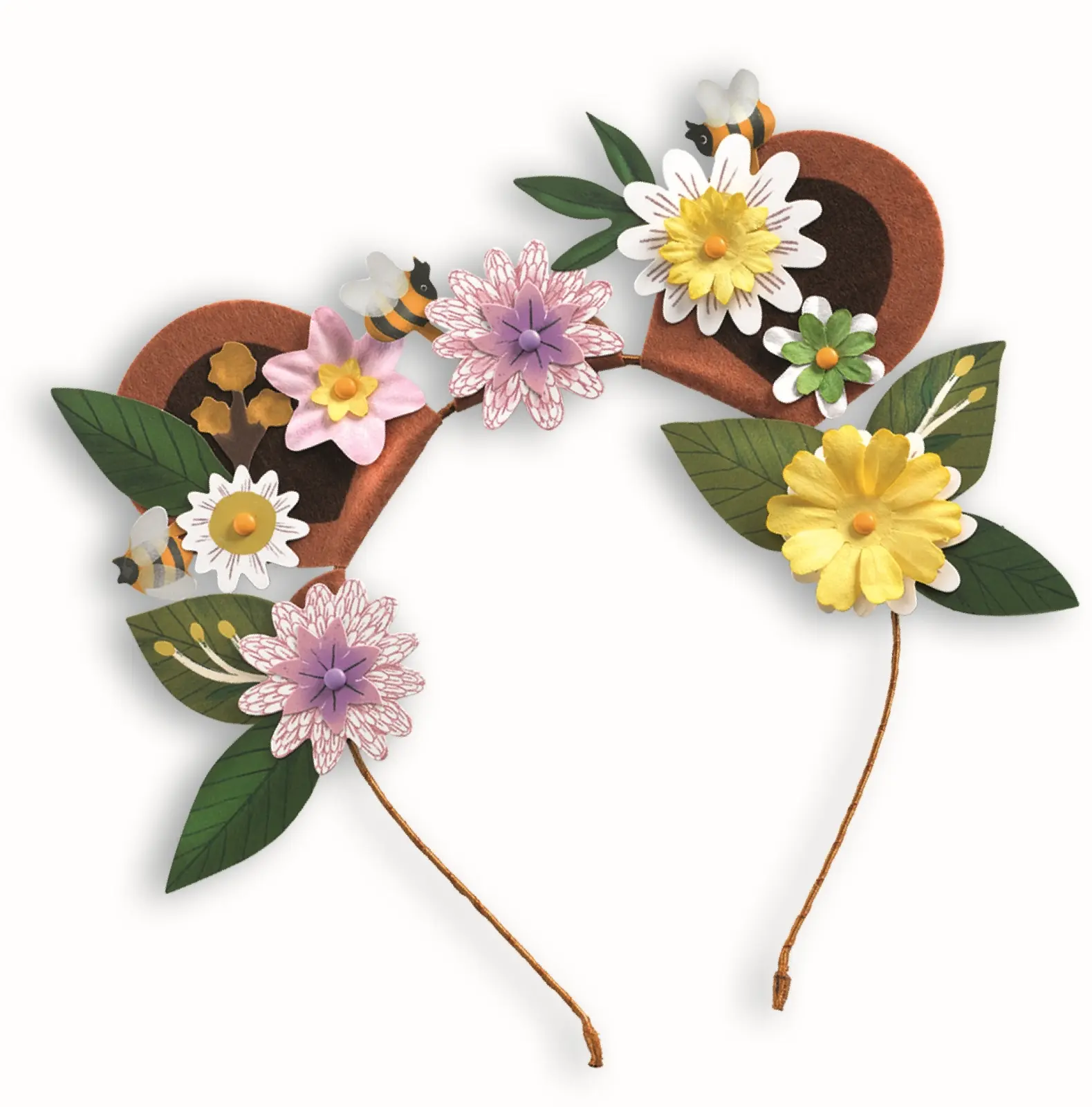 DJECO DIY Výroba čelenek - Flower friends