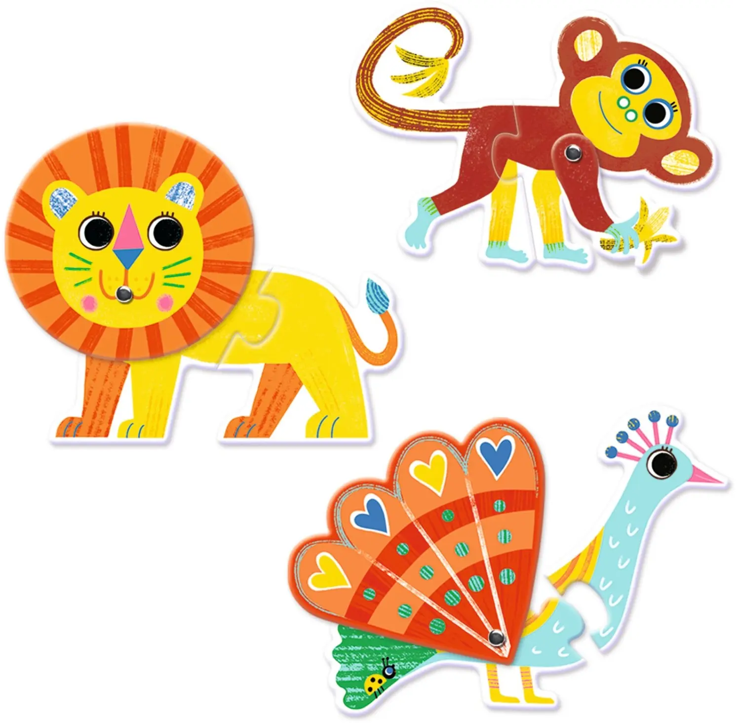 DJECO Duo puzzle Articulo Animals