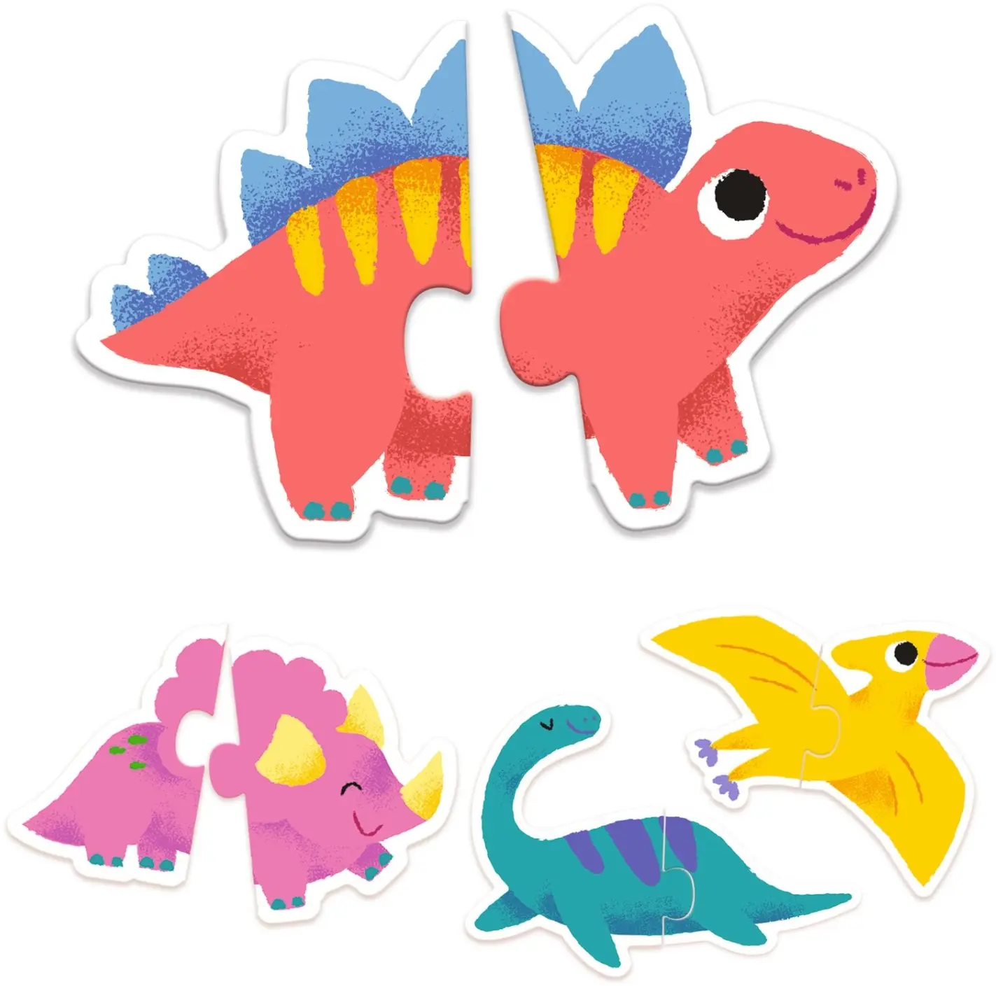 DJECO Duo puzzle Dinos