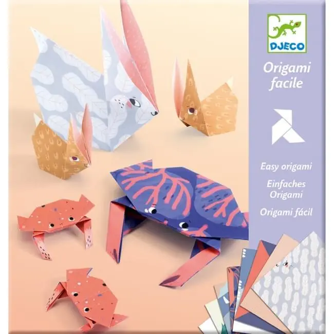 Djeco - origami sada - Zvířecí rodinky