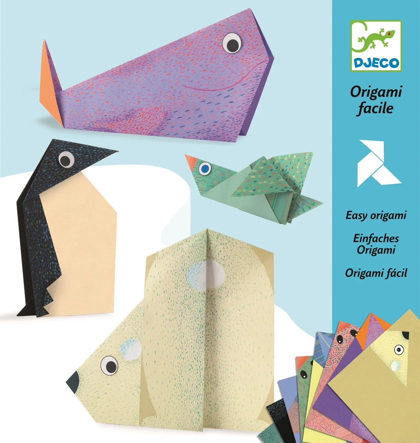 Djeco - origami skládačka - Polární zvířata