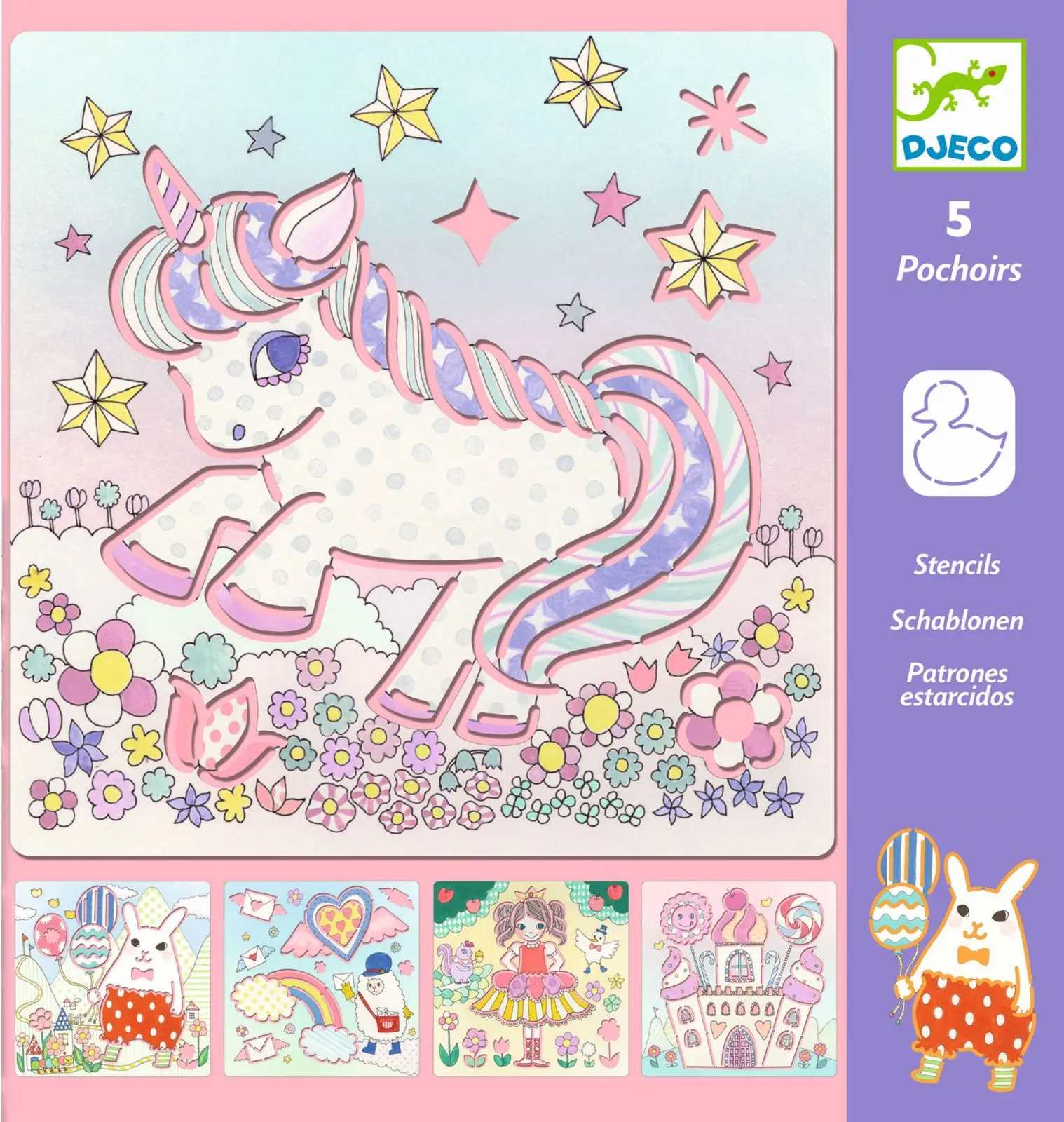 Djeco Šablony Kawaii Land