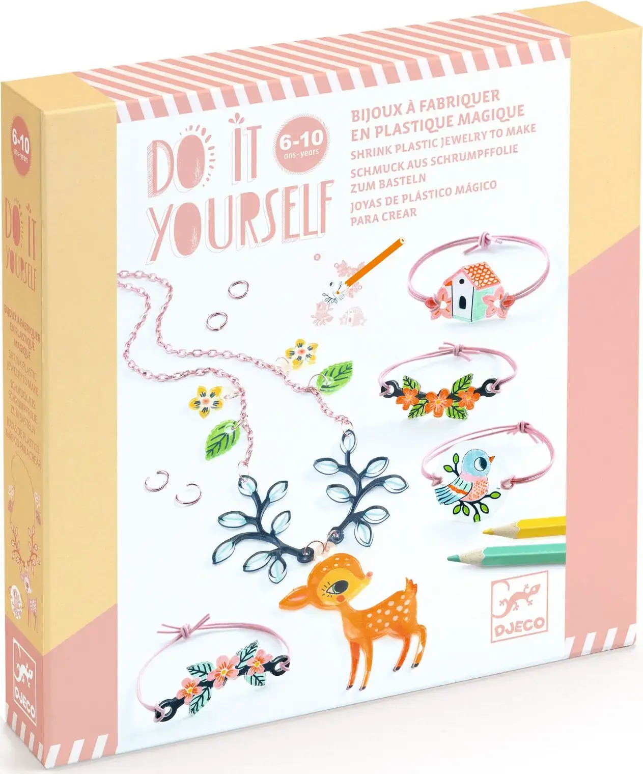 DJECO DIY Výroba šperků Zvířátka