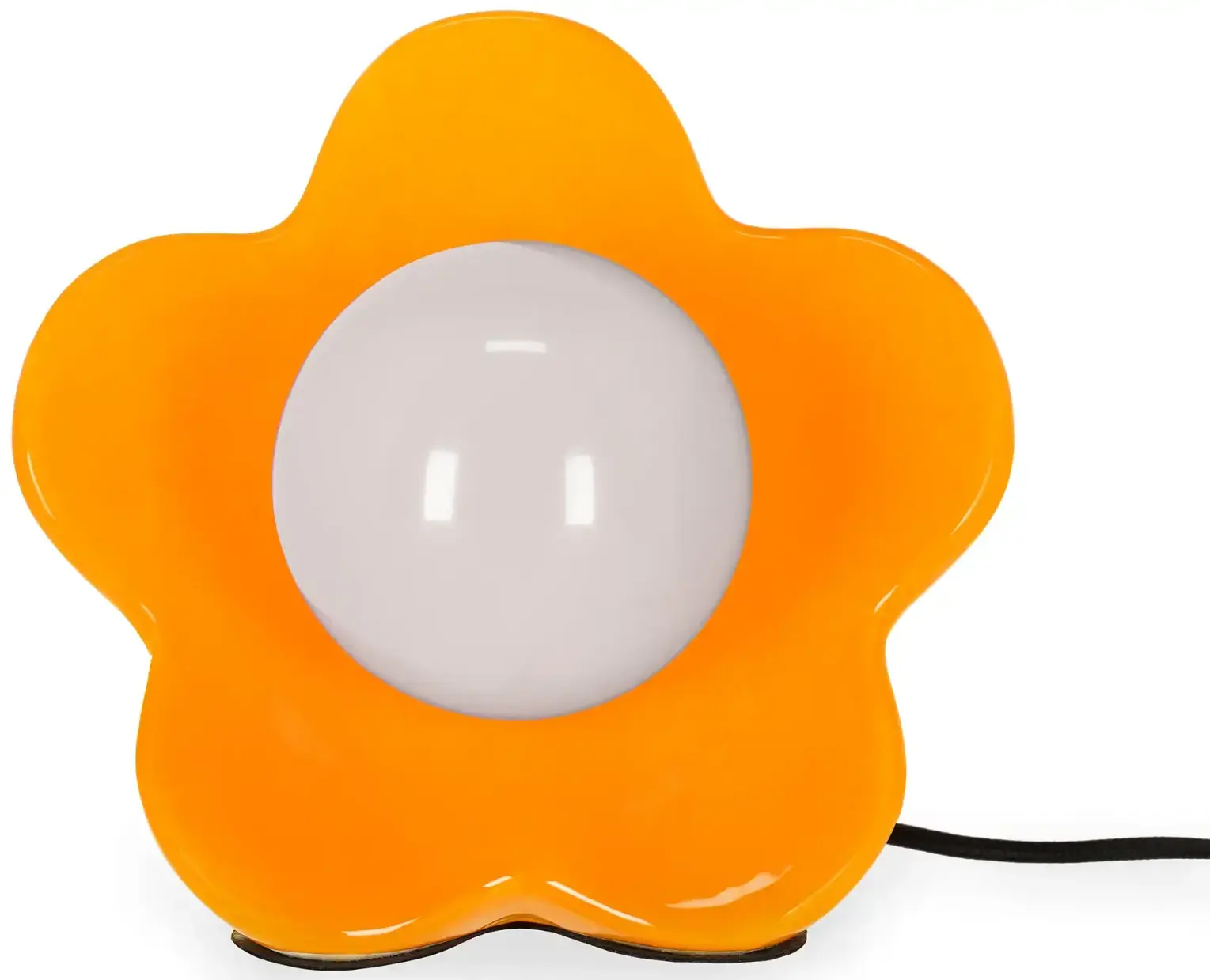 Lampička Legami Flower Power - Led Table Lamp - Shiny Orange uni