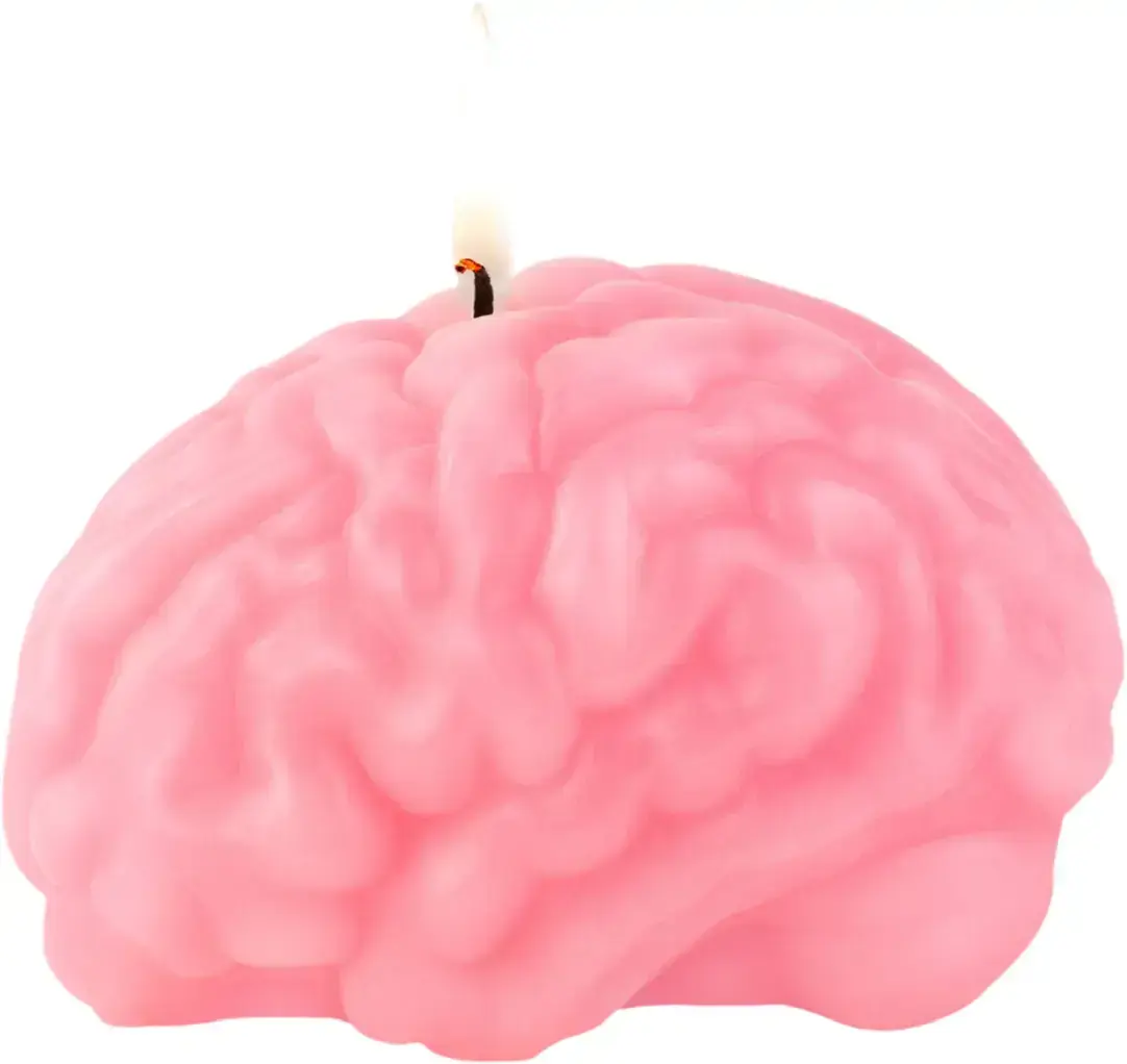 Svíčka Donkey Brain figure candle - pink uni