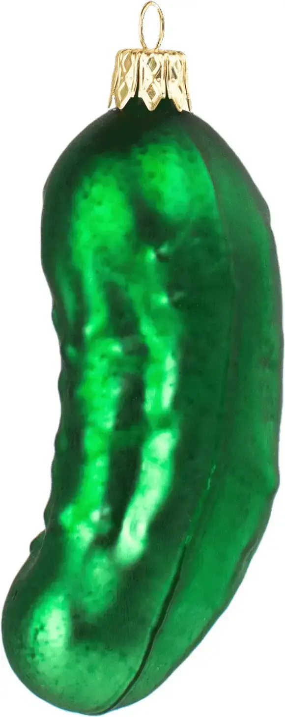 Vánoční dekorace Donkey Christmas Pickle - green