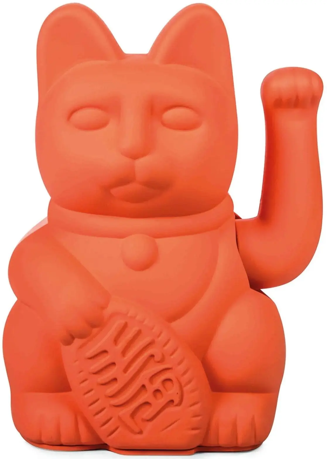 Maneki Neko Donkey Lucky Cat Classic - Neon Orange uni