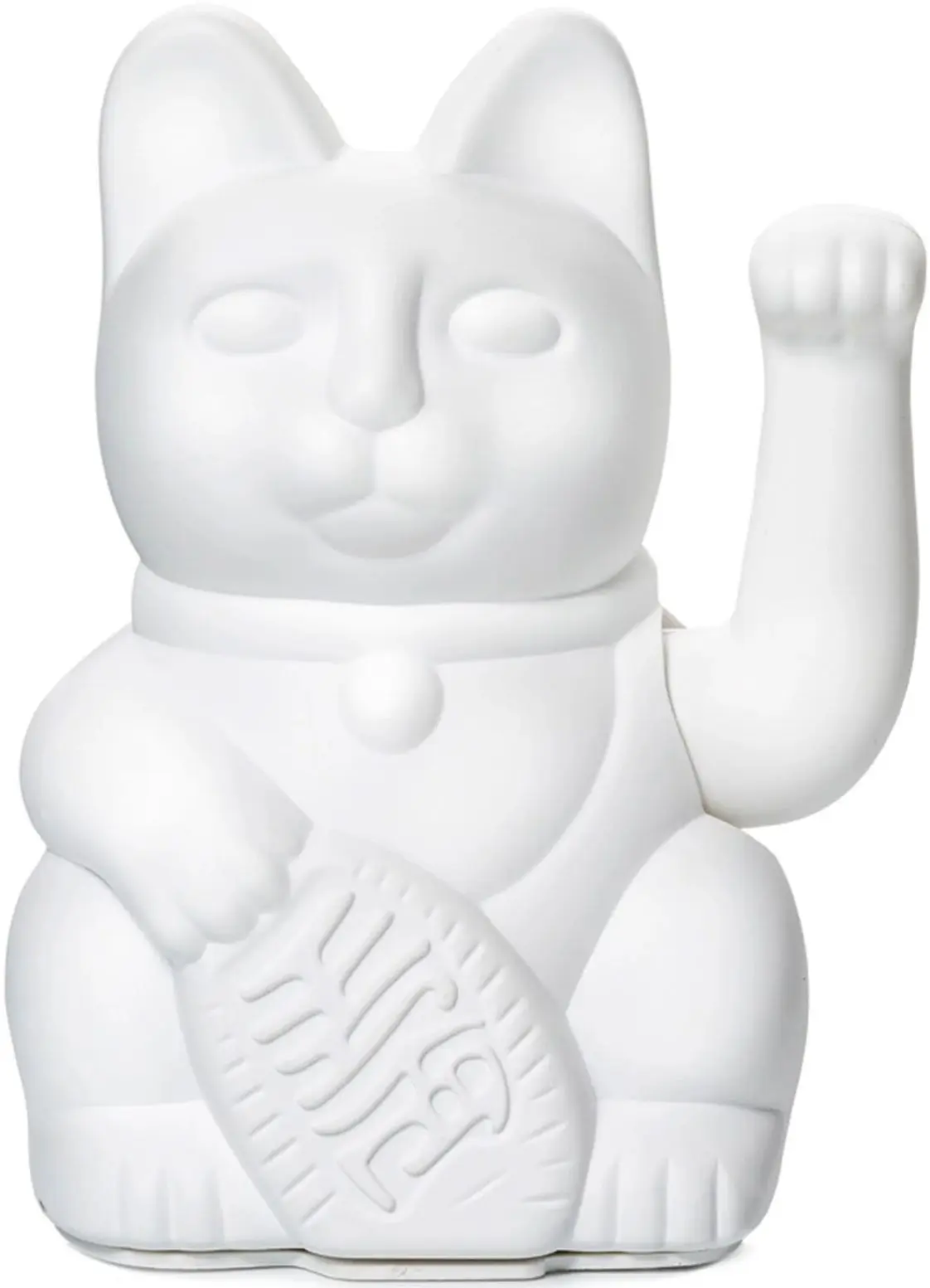 Maneki Neko Donkey Lucky Cat Classic - White uni