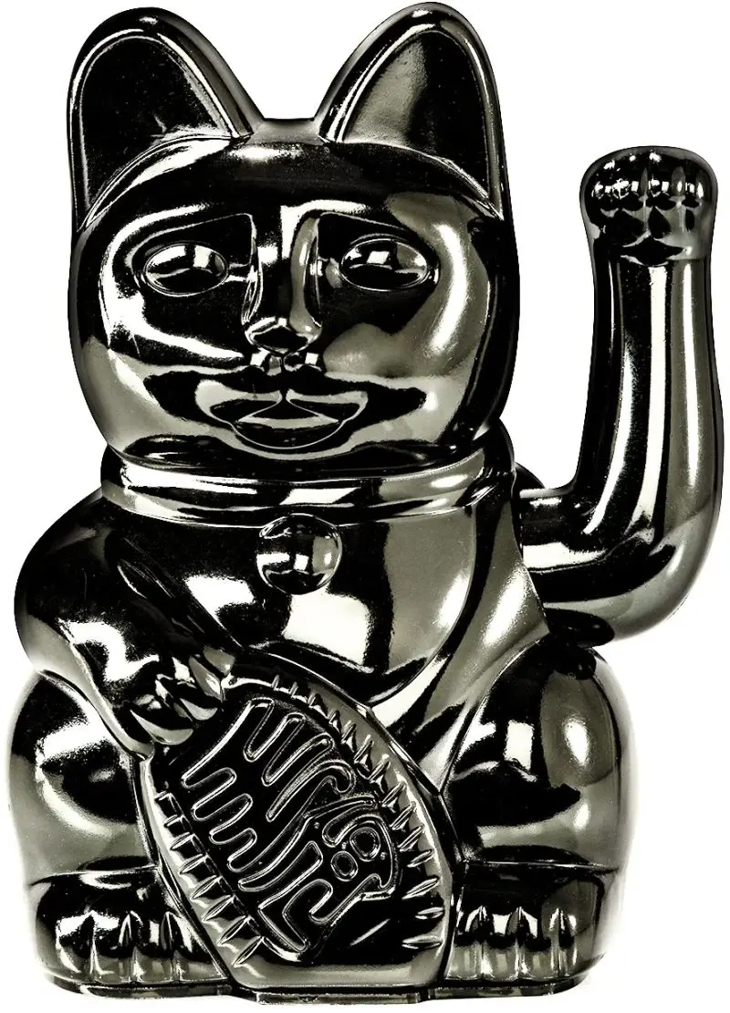 Maneki Neko Donkey Lucky Cat Egypt - Shiny Black uni